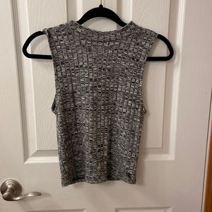 American eagle mock neck tank top
